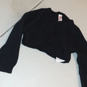 Girls Black Cardigan